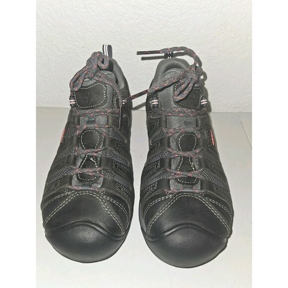 New! Keen Utility Flint 2 II Low Steel Toe Work Shoe Gray Pink Women Sz 8.5W - Picture 3 of 9